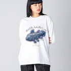 mincruのちょっとお疲れ気味のシーラカンスさん Big Long Sleeve T-Shirt