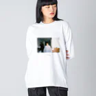 KIOSK in living. のOBAKE WHITE ビッグシルエットロングスリーブTシャツ