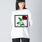 みろく屋さんの切り華 バラバラになるバラ Big Long Sleeve T-Shirt