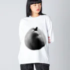 ハヤシ屋の洋梨好き-monochrome  Big Long Sleeve T-Shirt