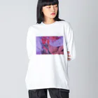 erina maruyamaのLove Hotel ビッグシルエットロングスリーブTシャツ