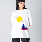 フォーヴァの月見酒 Big Long Sleeve T-Shirt