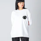 歯車インダストリー SUZURI支店のMOBBY DICK(BLACK) Big Long Sleeve T-Shirt