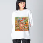 あかるいみらいけんきゅうじょのwonder(不可思議) Big Long Sleeve T-Shirt