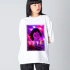 AKI IJUIN　GRAPHICSのUniverse Peace　Ⅱ Big Long Sleeve T-Shirt