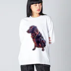 flatcoatedretrieverのflatcoated retriever Big Long Sleeve T-Shirt