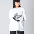 ねこぱじゃまんの平和の象徴 Big Long Sleeve T-Shirt