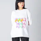 まつだあゆのすずりのキョンシーガール Big Long Sleeve T-Shirt