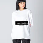 Rosalindの注射こわい ビッグシルエットロングスリーブTシャツ