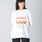 Wans Joie/ワンズジョワの3チワワーズ ビッグシルエットロングスリーブTシャツ