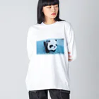 みじんこ🐹🍥のパンダカー Big Long Sleeve T-Shirt