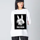 POLYGONのお店のPOLYGONちゃんKH Big Long Sleeve T-Shirt