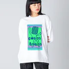 ダイナマイト87ねこ大商会のピーマン ヒューマン Big Long Sleeve T-Shirt