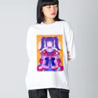 panda to kageのデコ娘 ビッグシルエットロングスリーブTシャツ