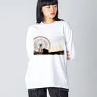 whiteaの観覧車 Big Long Sleeve T-Shirt