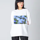 CANVAS.Incのphoto-ネモフィラ ビッグシルエットロングスリーブTシャツ