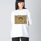 はやしりえのヒョウ柄ヒョウモンガメさん Big Long Sleeve T-Shirt