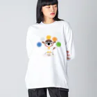 イラスト MONYAAT の競技　おしゃべり Big Long Sleeve T-Shirt