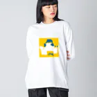 とぼけがおのdiary 021 ビッグシルエットロングスリーブTシャツ