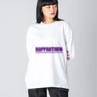 ultra marine yellow_storageのRPN-purple Big Long Sleeve T-Shirt