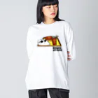 なまこすのはんぺんをおかずに ビッグシルエットロングスリーブTシャツ