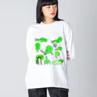 Mr.タムタム【ポエマー】ののんのんびりり Big Long Sleeve T-Shirt