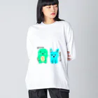 USAGI channelのはなライオン姉妹、兄弟の友達  Big Long Sleeve T-Shirt