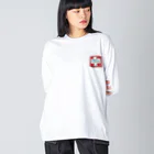 シンパパのひで＆せいちゃんshopのNOマスク Big Long Sleeve T-Shirt