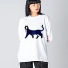 segasworksのハチワレねこ Big Long Sleeve T-Shirt