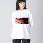 namiMoのピアス　口 Big Long Sleeve T-Shirt