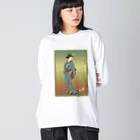 nidan-illustrationの"美人画" 1-#1 Big Long Sleeve T-Shirt