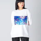 cardboardartzの北風と太陽Tシャツ Big Long Sleeve T-Shirt