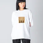 わがままチワワのとらお様。の壁画風とらお。 Big Long Sleeve T-Shirt