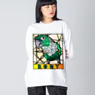 shi-chi Labo graph(詩一）のRODY！！ ビッグシルエットロングスリーブTシャツ