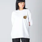 ねこのぺちゃまるのねこのぺちゃまる Big Long Sleeve T-Shirt