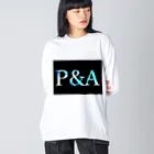 P＆A(パンダ)のシャボン玉 Big Long Sleeve T-Shirt