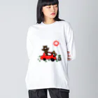 &POEMのクマ、運転始めました Big Long Sleeve T-Shirt