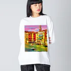 GALLERY misutawoのイタリア ヴェネツィアの夕暮れ Big Long Sleeve T-Shirt