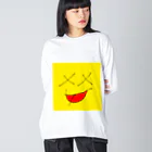 ponchannのスマイリー ビッグシルエットロングスリーブTシャツ