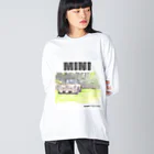 ZONN’s Bug-endのMINI 水彩スケッチ　01 ビッグシルエットロングスリーブTシャツ