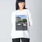 ながしっぽ from.さくらねこの家のながしっぽ　type．Ｉ ビッグシルエットロングスリーブTシャツ