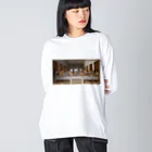 HOKO-ANのレオナルド・ダ・ビンチ　最後の晩餐 The Last Supper ビッグシルエットロングスリーブTシャツ