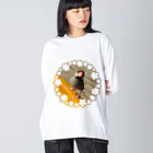 推しのある人生をの文鳥のはるさめちゃん Big Long Sleeve T-Shirt