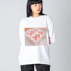 癒しショップのショートケーキ Big Long Sleeve T-Shirt