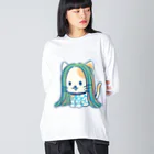 ファンシーショップゆきのふのあまびえにゃんこ Big Long Sleeve T-Shirt