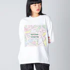 LeafCreateのQuiteStone FlowerFairy  Big Long Sleeve T-Shirt