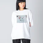 sko_wtbのねこさん ビッグシルエットロングスリーブTシャツ