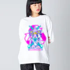 シクシクのRe;ZOMBIEEEEEE ビッグシルエットロングスリーブTシャツ