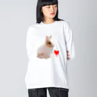 静香@紫うさぎのうさぎのこまり Big Long Sleeve T-Shirt