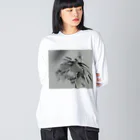 水墨絵師 松木墨善の墨・月下美人 Big Long Sleeve T-Shirt